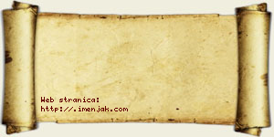 Vuk Hrnjaković vizit kartica